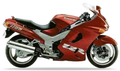 Kawasaki Zzr 1100 1995 Czerwony H3 stickers decals matrica restoration juula motocolors