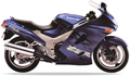 Kawasaki Zzr 1100 1995 Niebieski GW stickers decals aufkleber oem replica juula motocolors
