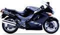 Kawasaki Zzr 1100 1996 1997 Ciemny Zielony juula custom decals adesivi side panels juula motocolors