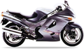 Kawasaki Zzr 1100 1997 Szary graphics autocollants replika juula motocolors