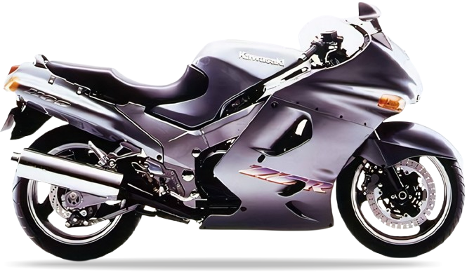Kawasaki Zzr 1100 1997 Szary graphics autocollants replika juula motocolors