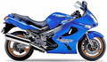 Kawasaki Zzr 1200 2003 2004 Niebieski 235 motorcycle graphics adesivi replicas juula motocolors