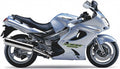 Kawasaki Zzr 1200 2003 2004 Srebrny Zielony Indywidual vinyl juula motocolors