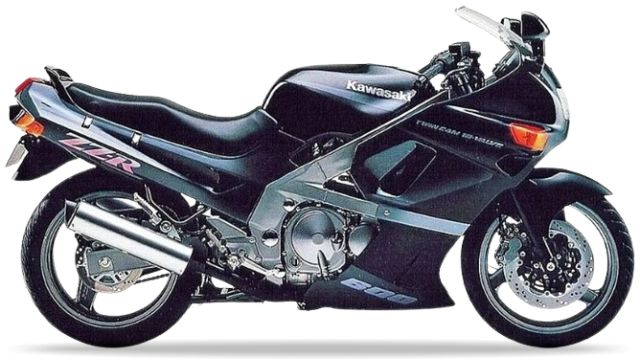 Kawasaki Zzr 600 1992 Czarny H8 stickers decals autocollants restoration kit juula motocolors
