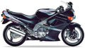 Kawasaki Zzr 600 1992 Czarny H8 stickers decals autocollants restoration kit juula motocolors