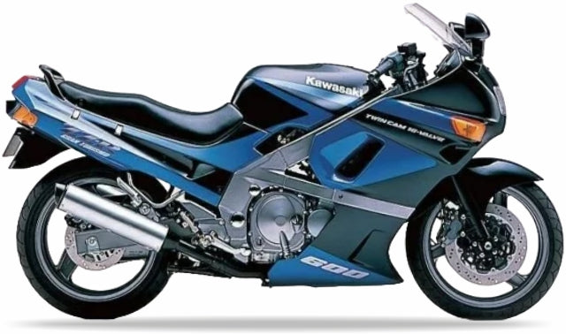 Kawasaki Zzr 660 1990 1992 Niebieski oem replica stickers decals grafiche juula motocolors
