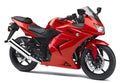 Kawasaki ninja 250 R 2008 2011 Czerwony replica decals autocollants bodywork juula motocolors