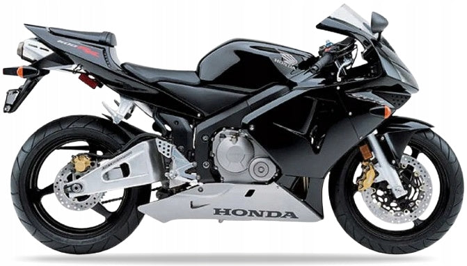 Naklejki na motocykl Honda CBR 600 RR 2003 2004 czarny NH1 Juula stickers replicas aftermarket fairings tank decals