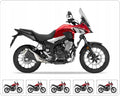 Naklejki na motocykl Honda Cb 500 X 2019-2021 Czerwony R380 - Juula