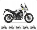 Naklejki na motocykl Honda Cb 500 X 2019-2021 Biały Nha96 - Juula