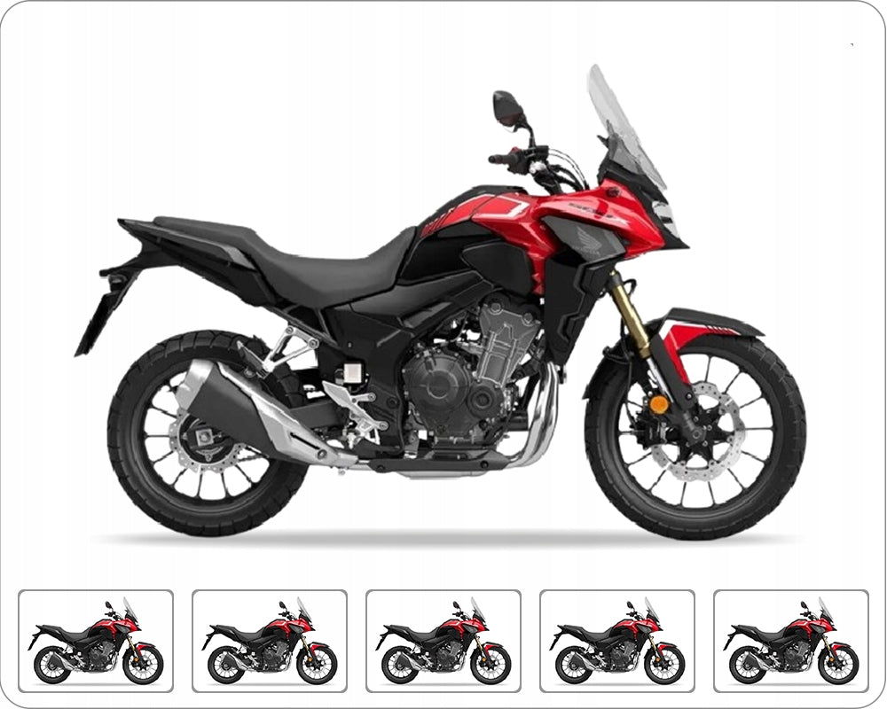 Naklejki na motocykl Honda Cb 500 X 2022 Czerwony R380 - Juula