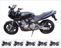 Naklejki na motocykl Honda Cb 600 S Hornet Usa 2000-2003 Czarny - Juula