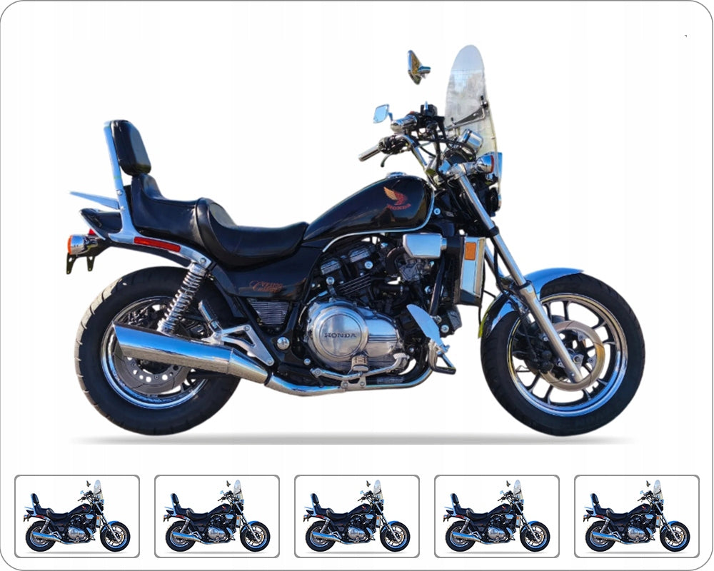 Naklejki na motocykl Honda Vf 1100 Custom Magna Czarny - Juula