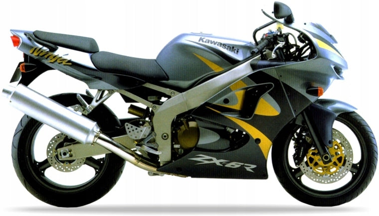 NAKLEJKI NA MOTOCYKL JUULA DO KAWASAKI ZX 6R 1999 SZARY