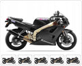 NAKLEJKI NA MOTOCYKL JUULA DO KAWASAKI ZXR 400 1995-1999 FIOLET CZARNY 20