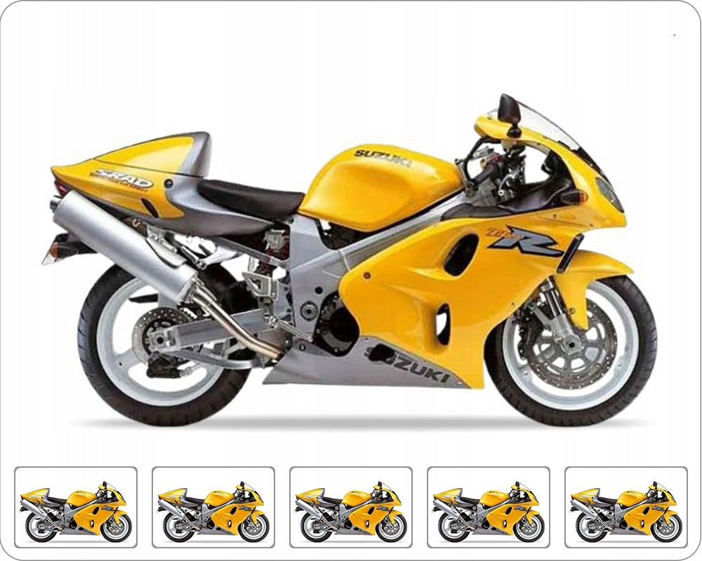NAKLEJKI NA MOTOCYKL JUULA DO SUZUKI TL 1000 R 1999 ŻÓŁTY 163