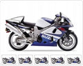 NAKLEJKI NA MOTOCYKL JUULA DO SUZUKI TL 1000 R 2001 NIEBIESKI BIAŁY L99