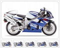 NAKLEJKI NA MOTOCYKL JUULA DO SUZUKI TL 1000 R 2003 NIEBIESKI BIAŁY L99