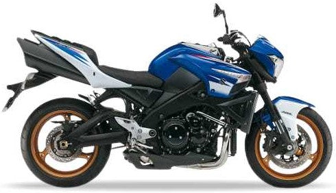 Suzuki B King 2007-2012 Niebieski Biały Limited replica decals set aufkleber fuel tank juula motocolors