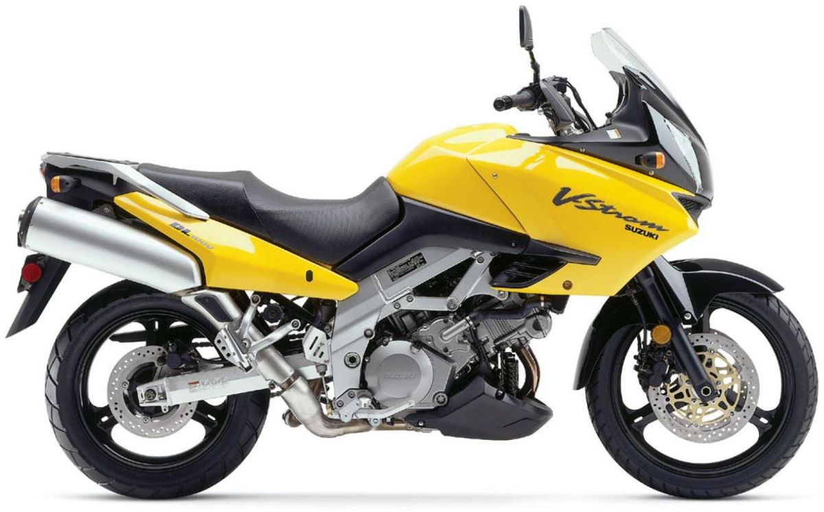 Suzuki Dl 1000 V Strom 2002 2003 Żółty Yu9 motorcycle decals vinyl kit aftermarket juula motocolors