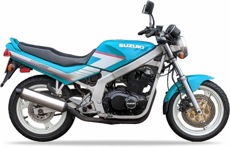 Suzuki GS 500 E 1991 Turkusowy custom decals autocollants fuel tank juula motocolors