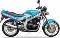 Suzuki GS 500 E 1991 Turkusowy custom decals autocollants fuel tank juula motocolors