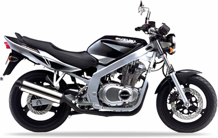 Suzuki GS 500 E 2002 Czarny Y7L graphics kit aufkleber aftermarket juula motocolors