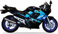 Suzuki GSX 600F 1993 Czarny 33J bike stickers set grafiche adesivi custom juula motocolors