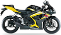 Suzuki GSX R 750 2006 Black 019 Yellow YEC fooqs naklejki stickers decals aufkleber adesivi adesivo autocollants