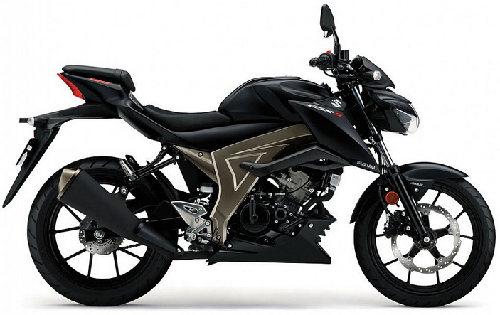 Suzuki GSXS 125 2018 Czarny Mat vinyl kit aufkleber race decals juula motocolors