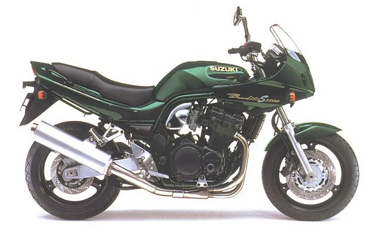 Suzuki Gsf 1200 s Bandit 1995 2000 Zielony stickers decals aufkleber oem replica juula motocolors