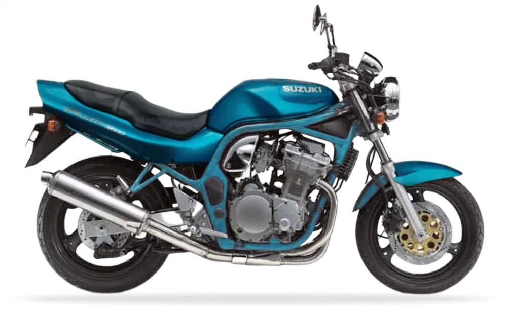 Suzuki Gsf 600 N Bandit 1995 2000 Błękitny stickers decals adesivi aftermarket replicas juula motocolors
