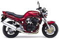 Suzuki Gsf 600 N Bandit 1995 2000 Ciemny Czerwony stickers decals autocollants restoration kit juula motocolors