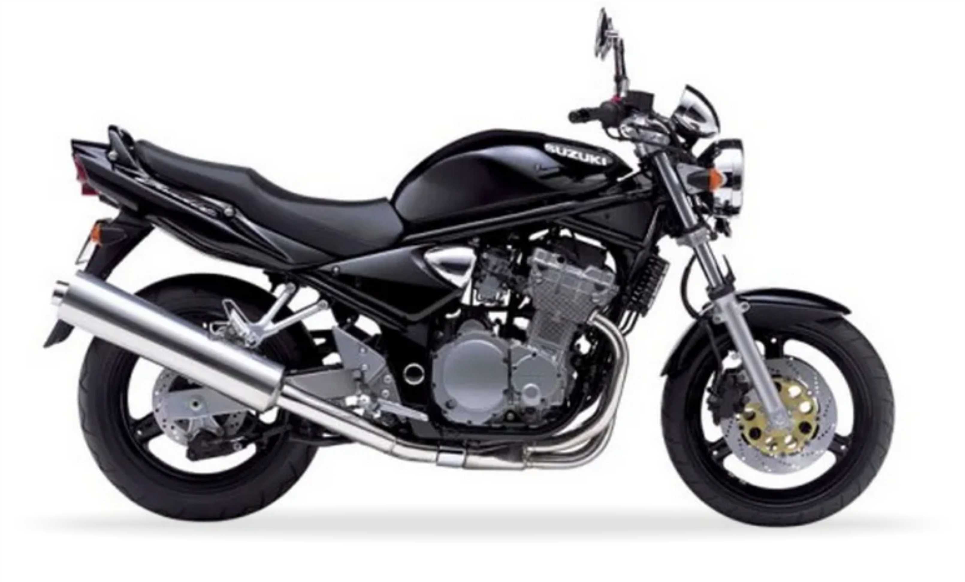 Suzuki Gsf 600 N Bandit 2001 2004 Czarny motorbike decals pegatinas bodywork juula motocolors
