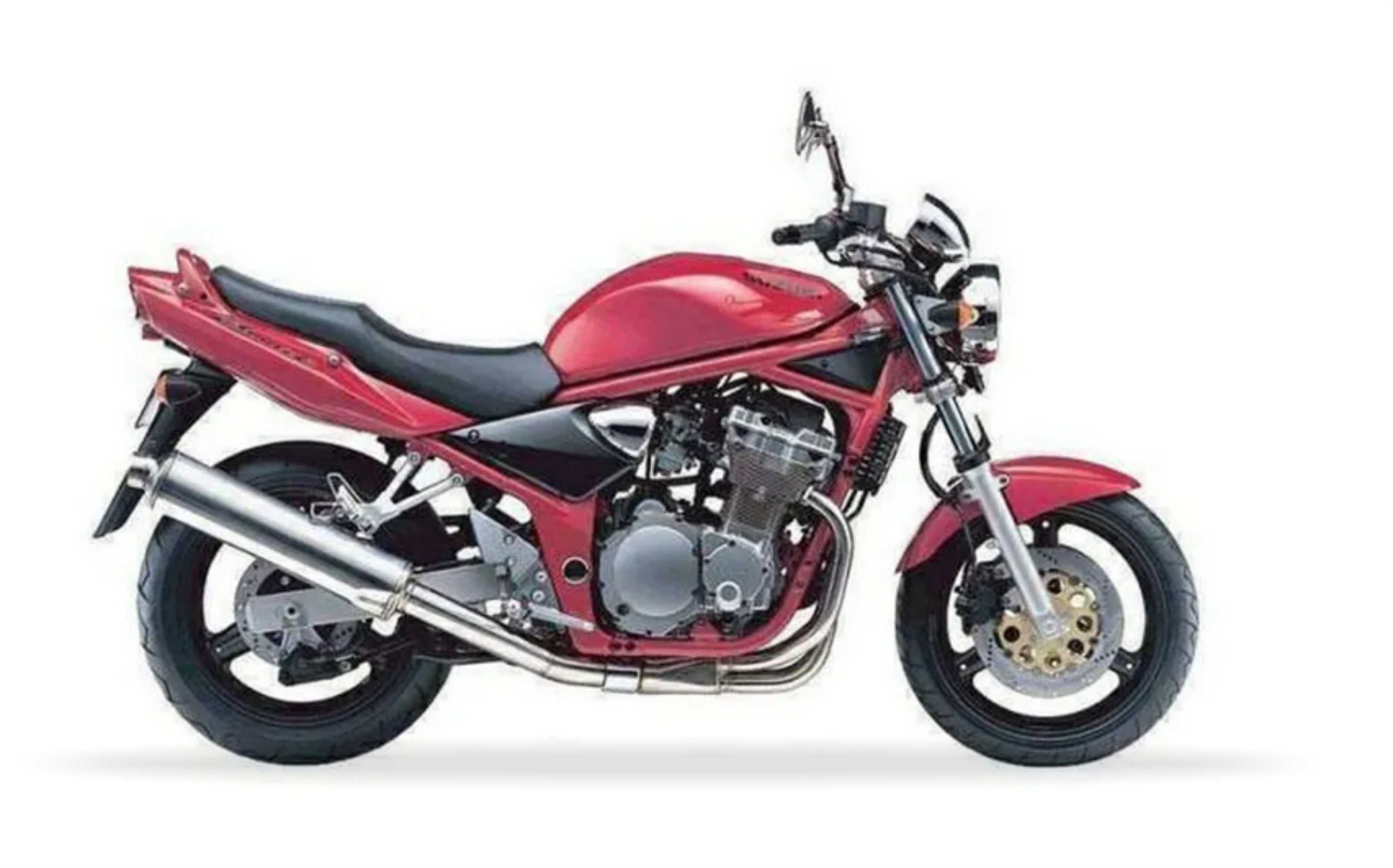 Suzuki Gsf 600 N Bandit 2001 2004 Czerwony vinyl kit decals pegatinas restoration juula motocolors