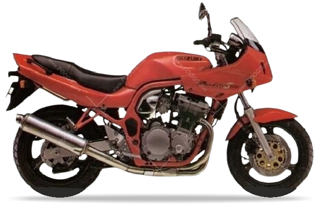 Suzuki Gsf 600 S Bandit 1998 Pomarańczowy Y3H vinyl decals adesivi racebike juula motocolors