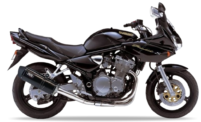 Suzuki Gsf 600 S Bandit 2003 Czarny Złoty vinyl kit aufkleber race decals juula motocolors