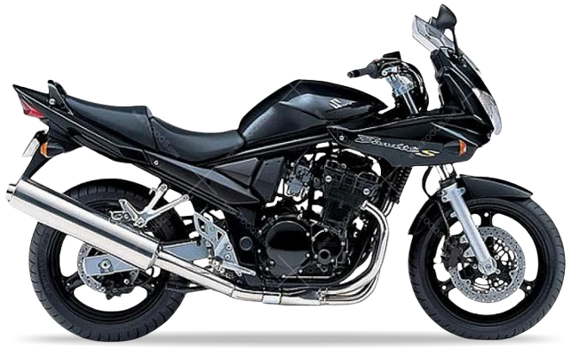 Suzuki Gsf 650 s Bandit 2005 Czarny stickers decals adesivi aftermarket replicas juula motocolors