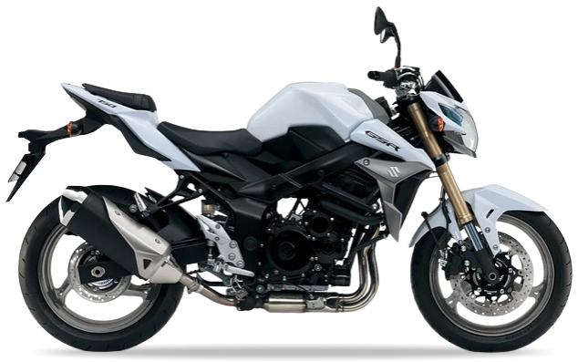 Suzuki Gsr 750 2011 2017 Biały Grafitowy Qm1 race decals grafiche aftermarket kit juula motocolors