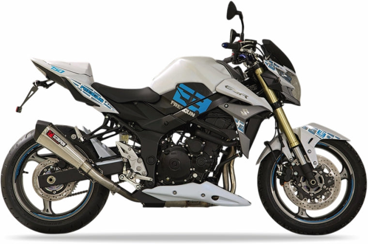 Suzuki Gsr 750 2011 2017 Freegun Biały replica decals set aufkleber fuel tank juula motocolors