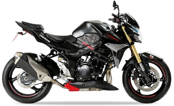 Suzuki Gsr 750 2011 2017 Freegun Czarny Grafitowy bike stickers set grafiche adesivi custom juula motocolors
