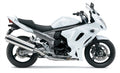 Suzuki Gsx 1250 FA 2010 2016 Biały custom decals adesivi side panels juula motocolors