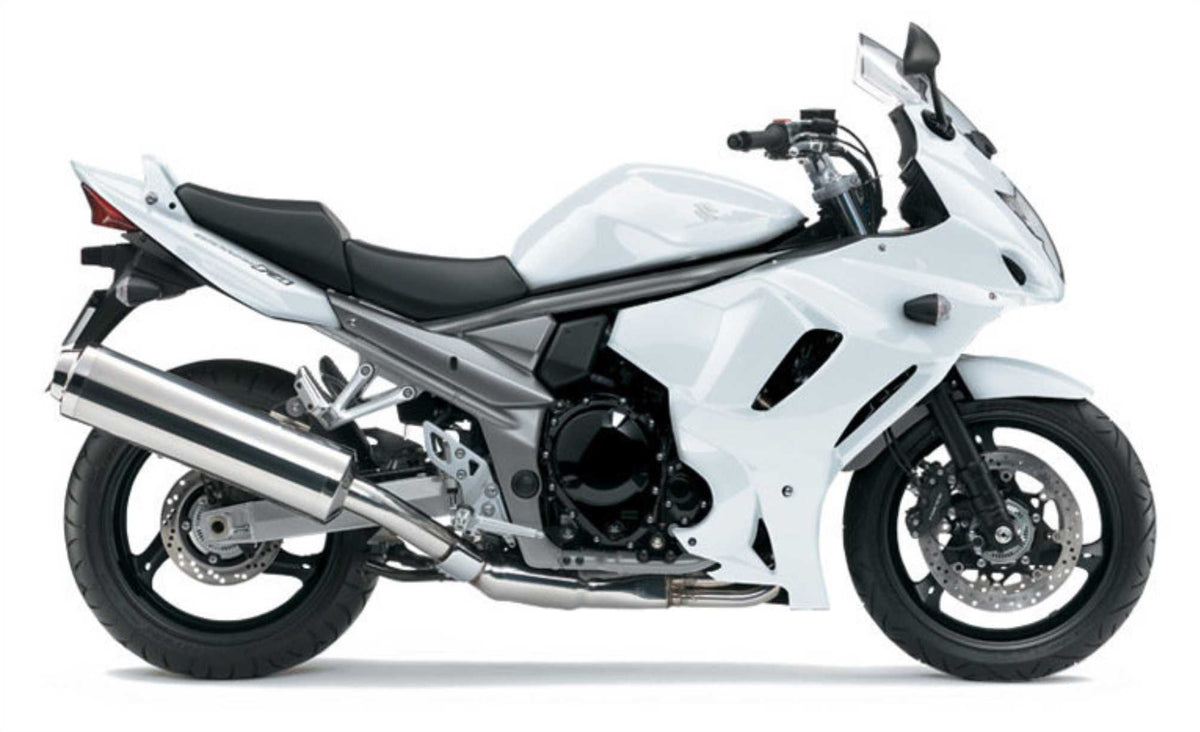 Suzuki Gsx 1250 FA 2010 2016 Biały custom decals adesivi side panels juula motocolors