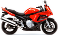Suzuki Gsx 650 F 2009 Pomarańczowy Czarny Eaj graphics kit autocollants fairings juula motocolors