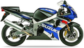 Suzuki Gsx R 1000 2002 Niebieski 1Lf Czarny Y7l stickers decals autocollants restoration kit juula motocolors