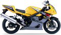 Suzuki Gsx R 1000 2004 Żółty Yec Szary Yu8 custom decals autocollants fuel tank juula motocolors
