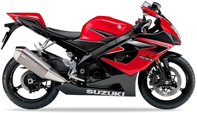 Suzuki Gsx R 1000 2006 Czerwony Yhh Czarny 019 stickers decals matrica restoration juula motocolors
