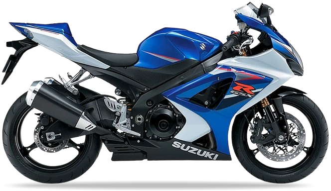 Suzuki Gsx R 1000 2007 Niebieski Yky Biały custom decals adesivi side panels juula motocolors