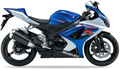 Suzuki Gsx R 1000 2007 Niebieski Yky Biały custom decals adesivi side panels juula motocolors