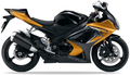 Suzuki Gsx R 1000 2008 Czarny 019 Złoty Ymg motorbike stickers autocollants custom kit juula motocolors